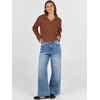 image:imageANRABESS Womens Cable Knit Sweaters Long Sleeve Polo Fall OutfitsBrown