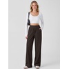 image:imageANRABESS Womens Corduroy Fall High Waist Wide Leg Palazzo Lounge PantsDark Brown