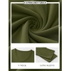 image:imageANRABESS Womens Double Lined Long Sleeve Tops Layer ShirtsArmy Green