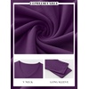 image:imageANRABESS Womens Double Lined Long Sleeve Tops Layer ShirtsPurple