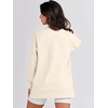 image:imageANRABESS Womens Fall Oversized Crewneck Tunic SweatshirtApricot