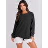 image:imageANRABESS Womens Fall Oversized Crewneck Tunic SweatshirtBlack