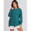 image:imageANRABESS Womens Fall Oversized Crewneck Tunic SweatshirtDusty Blue
