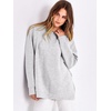 image:imageANRABESS Womens Fall Oversized Crewneck Tunic SweatshirtGray