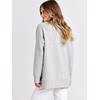 image:imageANRABESS Womens Fall Oversized Crewneck Tunic SweatshirtGray