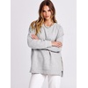 image:imageANRABESS Womens Fall Oversized Crewneck Tunic SweatshirtGray