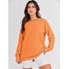 image:imageANRABESS Womens Fall Oversized Crewneck Tunic SweatshirtOrange