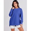 image:imageANRABESS Womens Fall Oversized Crewneck Tunic SweatshirtRoyal Blue