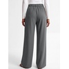image:imageANRABESS Womens High Waisted Wide Leg Dress Work PantsDark Grey