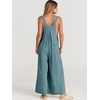 image:imageANRABESS Womens Jumpsuits Overalls Linen Wide Leg Jumpers Casual Summer Fall Outfits 2026 Beach Vacation Clothes with Pockets