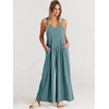 image:imageANRABESS Womens Jumpsuits Overalls Linen Wide Leg Jumpers Casual Summer Fall Outfits 2026 Beach Vacation Clothes with Pockets