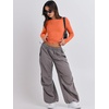 image:imageANRABESS Womens Long Sleeve Shirts Fitted Crop TopsOrange