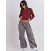 image:imageANRABESS Womens Long Sleeve Shirts Fitted Crop TopsRed