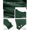 image:imageANRABESS Womens Long Sleeve Thermal Bodysuit TopsDeep Green