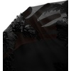 image:imageANRABESS Womens Mesh Long Sleeve Tops Embroidered Floral ShirtBlack