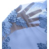 image:imageANRABESS Womens Mesh Long Sleeve Tops Embroidered Floral ShirtSky Blue