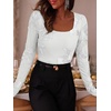 image:imageANRABESS Womens Mesh Long Sleeve Tops Embroidered Floral ShirtWhite