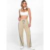 image:imageANRABESS Womens Sweatpants Straight Leg Fall Lounge Striped Track PantsBeige