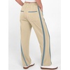image:imageANRABESS Womens Sweatpants Straight Leg Fall Lounge Striped Track PantsBeige