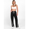 image:imageANRABESS Womens Sweatpants Straight Leg Fall Lounge Striped Track PantsBlack