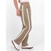 image:imageANRABESS Womens Sweatpants Straight Leg Fall Lounge Striped Track PantsKhaki