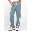 image:imageANRABESS Womens Sweatpants Straight Leg Fall Lounge Striped Track PantsLight Blue
