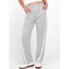 image:imageANRABESS Womens Sweatpants Straight Leg Fall Lounge Striped Track PantsLight Grey