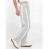 image:imageANRABESS Womens Sweatpants Straight Leg Fall Lounge Striped Track PantsLight Grey