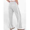 image:imageANRABESS Womens Sweatpants Straight Leg Fall Lounge Striped Track PantsLight Grey