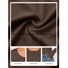 image:imageANRABESS Womens Thermal Shirts Henley Long Sleeve Fleece Tops Basic TeeBrown