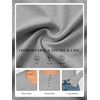 image:imageANRABESS Womens Thermal Shirts Henley Long Sleeve Fleece Tops Basic TeeLight Grey