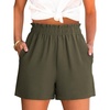 image:imageANRABESS Shorts for Women Summer Casual with PocketsArmy Green