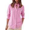 Hot Pink White Plaid