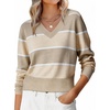 Almond White Stripe
