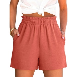 image:imageANRABESS Shorts for Women Summer Casual with PocketsOrange Red