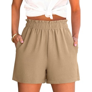 image:imageANRABESS Shorts for Women Summer Casual with PocketsYellow Khaki