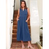 image:imageANRABESS Women Casual Maxi Dress Sleeveless V Neck Summer Beach SundressBlue