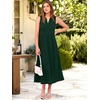 image:imageANRABESS Women Casual Maxi Dress Sleeveless V Neck Summer Beach SundressDeep Green
