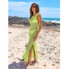image:imageANRABESS Women Crochet Swimsuit Coverup Bathing Suit Beach Maxi DressFluorescent Green