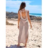 image:imageANRABESS Women Crochet Swimsuit Coverup Bathing Suit Beach Maxi DressPink