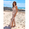 image:imageANRABESS Women Crochet Swimsuit Coverup Bathing Suit Beach Maxi DressPink