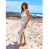 image:imageANRABESS Women Crochet Swimsuit Coverup Bathing Suit Beach Maxi DressWhite