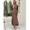 image:imageANRABESS Women Long Sleeve Fall Maxi Dresses with Pockets Wrinkle FreeBrown