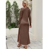 image:imageANRABESS Women Long Sleeve Fall Maxi Dresses with Pockets Wrinkle FreeBrown