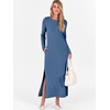 image:imageANRABESS Women Long Sleeve Fall Maxi Dresses with Pockets Wrinkle FreeDeep Blue