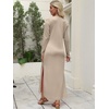 image:imageANRABESS Women Long Sleeve Fall Maxi Dresses with Pockets Wrinkle FreeKhaki