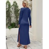 image:imageANRABESS Women Long Sleeve Fall Maxi Dresses with Pockets Wrinkle FreeNavy Blue