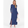 image:imageANRABESS Women Long Sleeve Fall Maxi Dresses with Pockets Wrinkle FreeNavy Blue