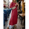 image:imageANRABESS Women Long Sleeve Fall Maxi Dresses with Pockets Wrinkle FreeWine Red