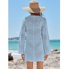 image:imageANRABESS Women Swimsuit Cover Up Crochet Bathing Suit Beach Swim Mini DressSky
